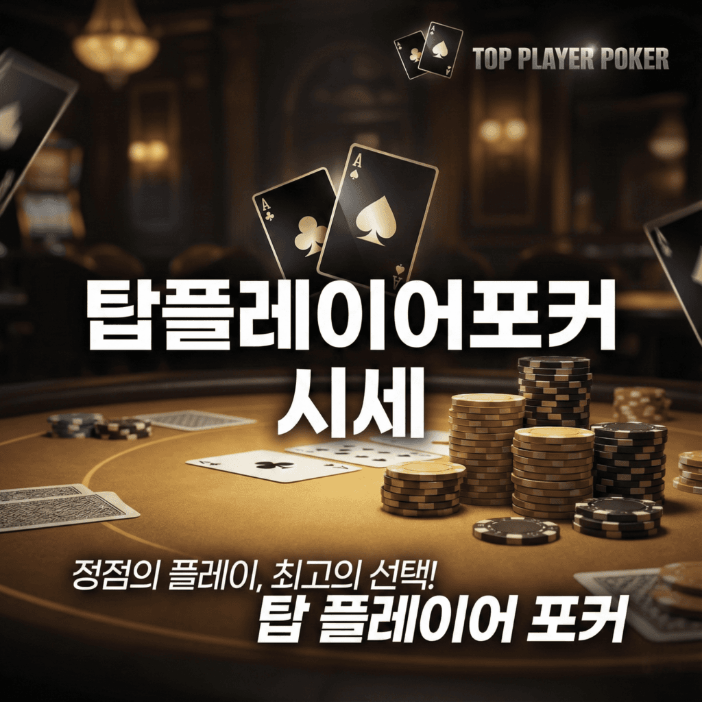 탑플레이어포커 시세